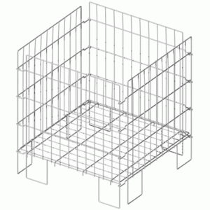 Folding Wire Dump Bin